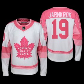 Calle Jarnkrok Toronto Maple Leafs Hockey Fights Cancer Jersey White Pink #19
