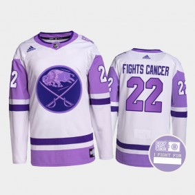 Hockey Fights Cancer Sabres White Purple Primegreen Jersey